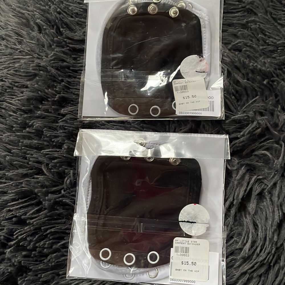 NEW! 2x onesie extenders! Bodysuit extenders! 3 colours in each pack! - Picture 2 of 6